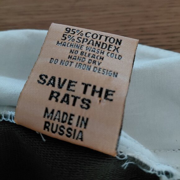 Yellow Rat Bastard Zip Up Jacket NYC Pockets Flaw - Picture 6 of 12